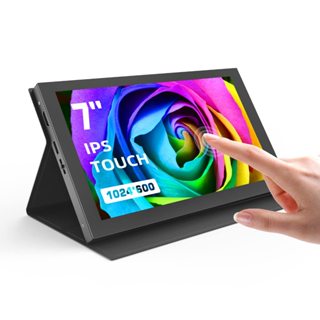 APROTII หน้าจอ RasPi ขนาด 7 นิ้ว – จอภาพพกพา IPS ขนาด 1024x6…