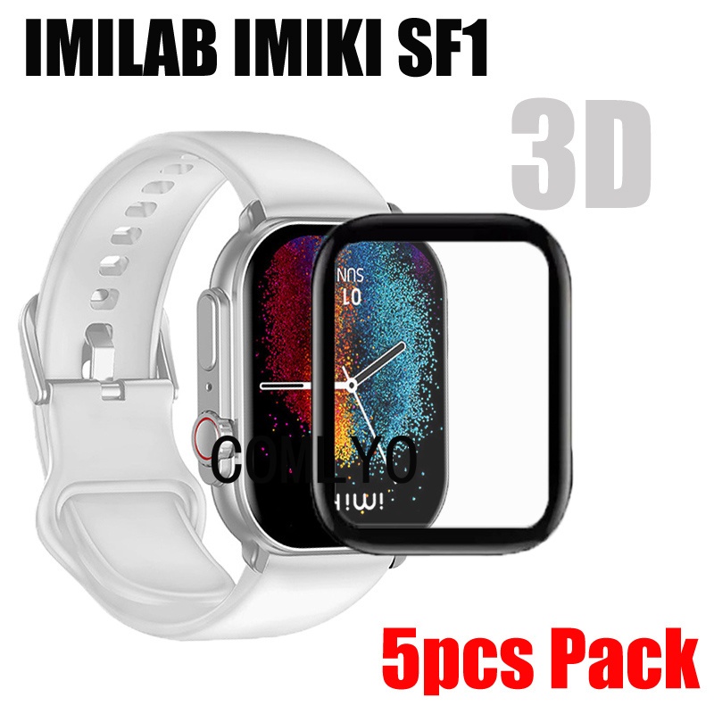 For IMILAB IMIKI Watch SF1 ฟิล์มกันรอยหน้าจอ แบบนิ่ม 3 มิติ สําหรับ