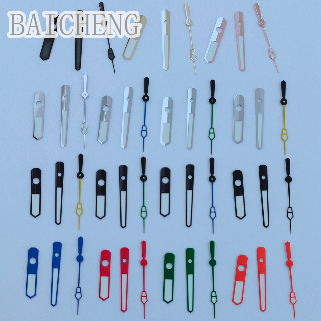 Baicheng นาฬิกาข้อมือ สีเงิน ทอง โรสโกลด์ ดํา ฟ้า เขียว ส้ม สําหรับ NH35 NH36 7S26 7S36 4R35 4R36