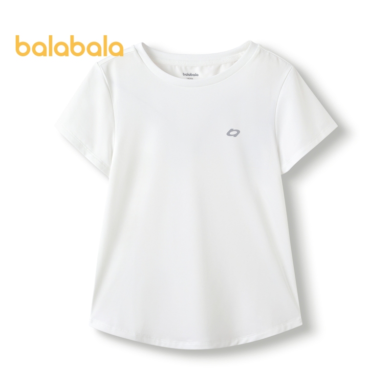Balabala เสื้อยืดแขนสั้น แบบแห้งเร็ว แฟชั่นฤดูร้อน สําหรับเด็ก 2024