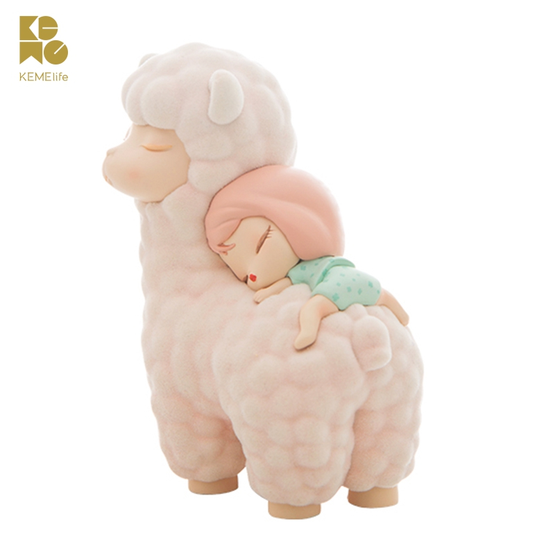 KEMElife Dream of Fairy Tales-Graze Sheep Afternoon Sakura สีชมพู สําหรับตกแต่งบ้าน