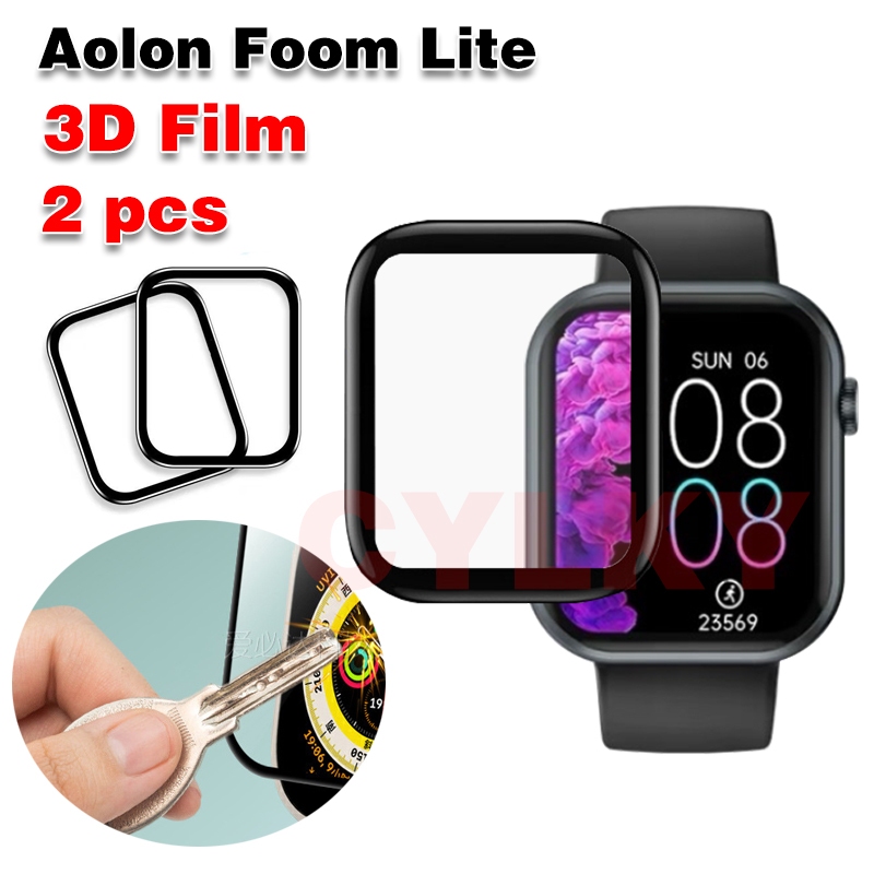 สําหรับ Aolon Foom Lite Watch ฟิล์มนิ่ม 3D ป้องกันหน้าจอ
