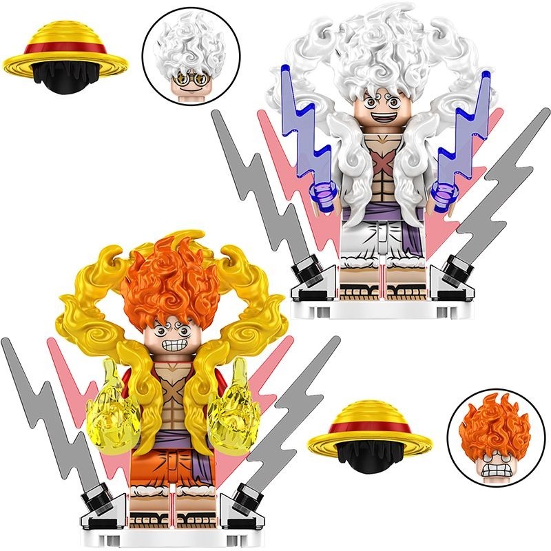 บล็อกตัวต่อเลโก้ One Piece Luffy Nika Five-speed Bounty Order ขนาดเล็ก ของเล่นสําหรับเด็ก