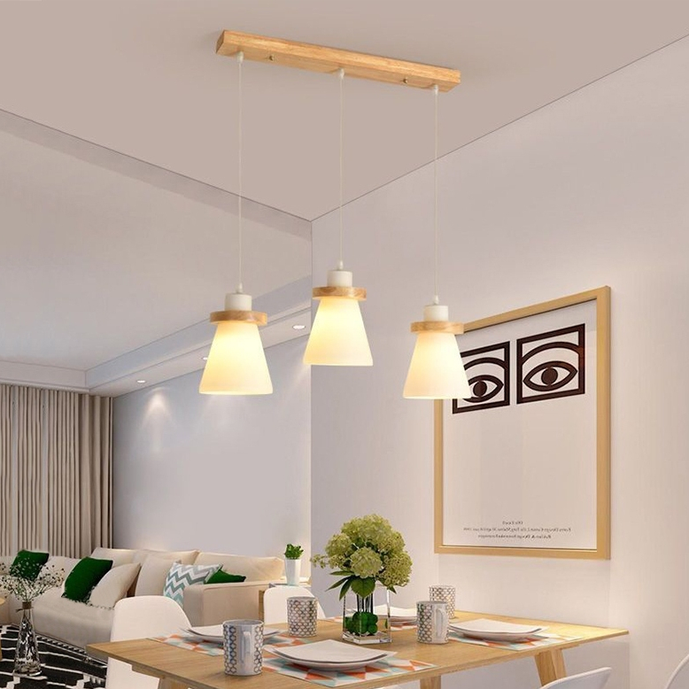 โคมไฟระย้า แบบไม้ สไตล์ญี่ปุ่น led สําหรับติดเพดาน บาร์ เคาน์เตอร์ ห้องนอน ร้านอาหาร โคมไฟเพดาน ไฟตกแต่งห้อง โคมไฟห้อย โคมไฟแขวน ไฟแต่งห้อง