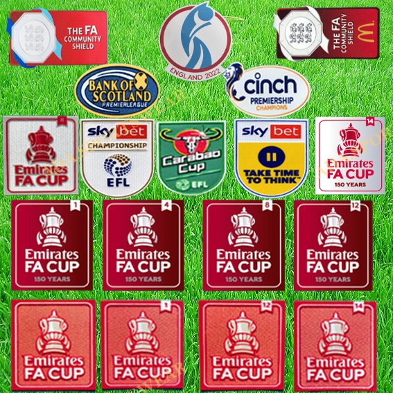พร้อมส่ง !! The FA Cup ปลอกแขน 21-22 season ENG 150 FA Cup ปลอกแขน spot Carabao ถ้วยชุมชน