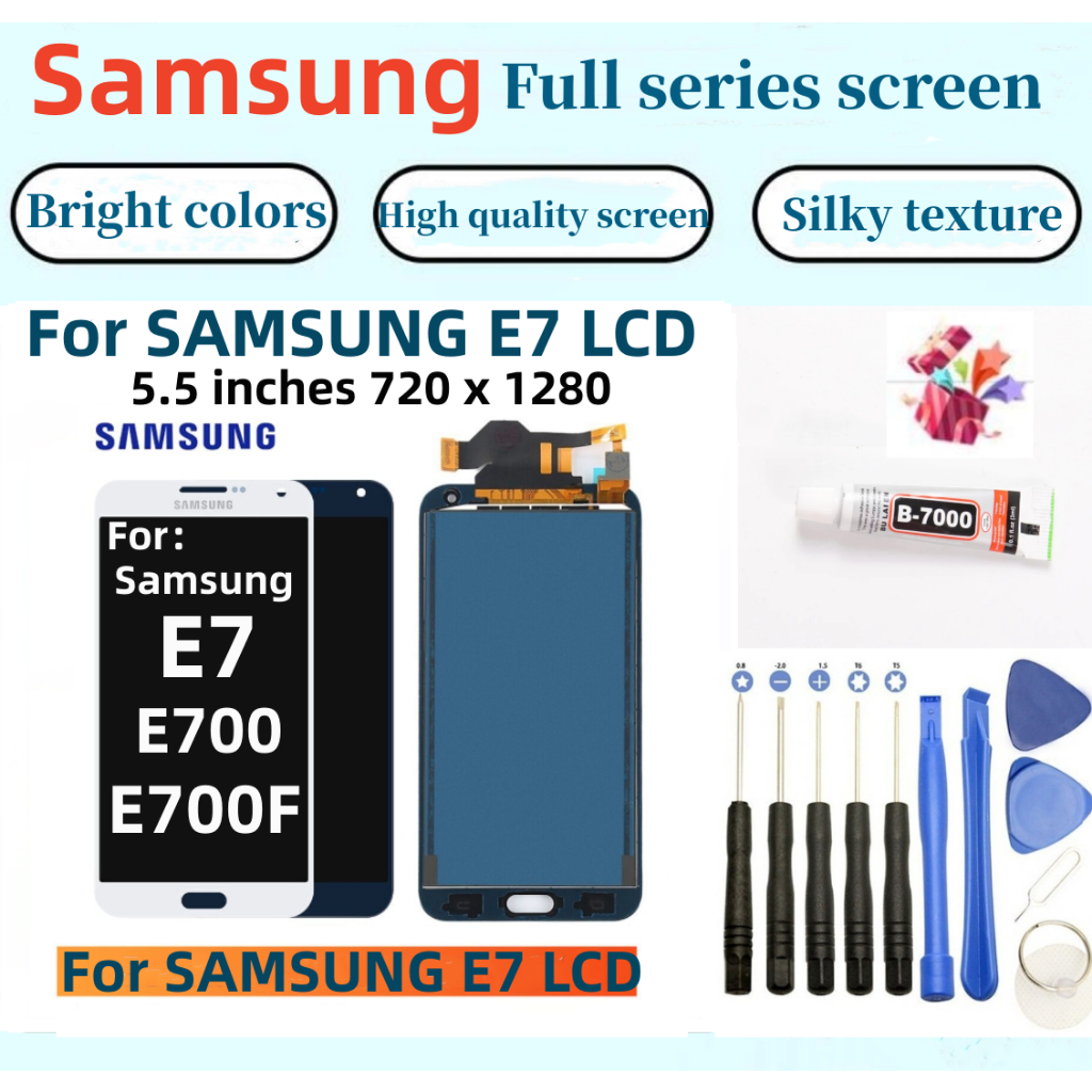 ใหม่ หน้าจอ LCD สําหรับ Samsung E7 E7000 E7009 E700f E700h
