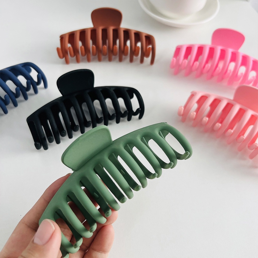 กิ๊บติดผม ทรงกระดูกงู ขนาดใหญ่ 10.5 ซม. เข้ากับทุกการแต่งกาย สไตล์ยุโรป และอเมริกา - รูปที่ 2