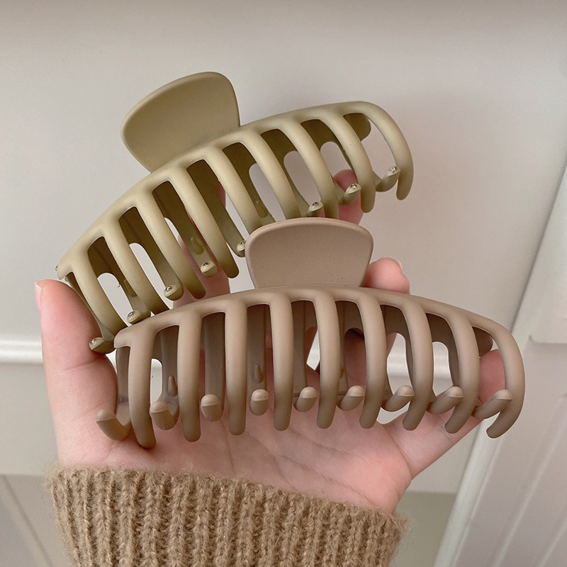 กิ๊บติดผม ทรงกระดูกงู ขนาดใหญ่ 10.5 ซม. เข้ากับทุกการแต่งกาย สไตล์ยุโรป และอเมริกา - รูปที่ 5