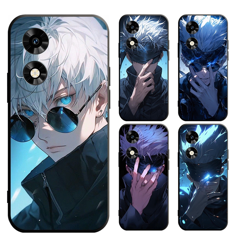 OPPO A17 A77s A77 A15 A15S A57 A76 A96 A16K A16e A95 A16 2021 A74 A53 A33 2020 เคสนิ่ม ลาย Jujutsu Kaisen Gojo Satoru สําหรับ