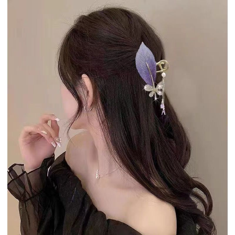 กิ๊บติดผม เทคนิคการปัก สไตล์เกาหลี สําหรับผู้หญิง พร้อมเครื่องประดับผม