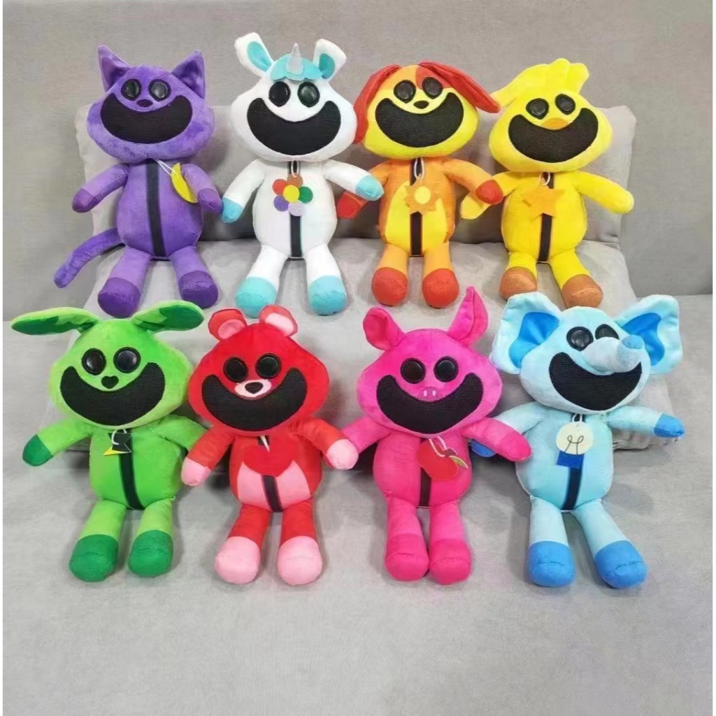 35cm Catnap ตุ๊กตา Poppy Playtime 3 smiling critters ตุ๊กตายัดนุ่น รูปนักร้องยิ้ม ของเล่นสําหรับเด็ก