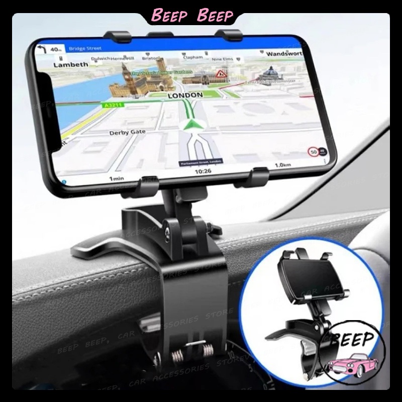360°ที่ยึดโทรศัพท์ในรถ ที่วางโทรศัพท์มือถือ ขายึดระบบนำทางรถยนต์ Car phone holder