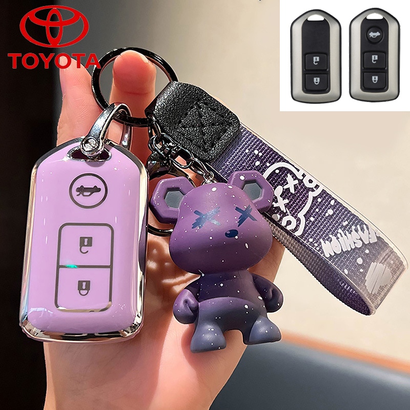 เคสรีโมตกุญแจรถยนต์ สําหรับ Toyota Wish Vios