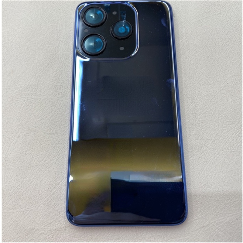 ฝาหลังแบตเตอรี่พร้อมเลนส์กล้องกรณีอะไหล่ซ่อมสําหรับ Tecno Spark 10C KI5k