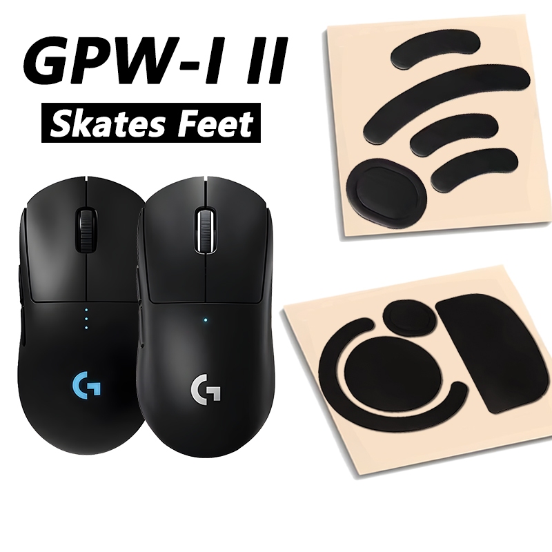GPW1 GPW2 เมาส์ Glides สําหรับ Logitech Mouse Skates Feet GPW Mouse Glide Mouse Feet สติกเกอร์