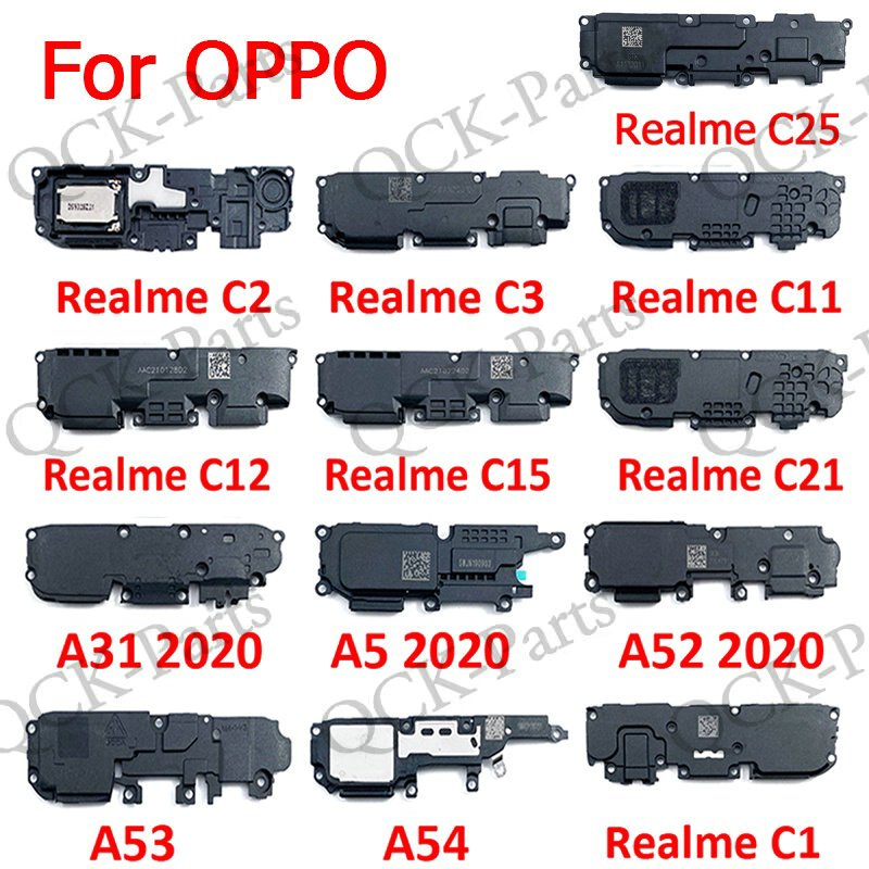 ลําโพงดังสําหรับoppo A5 A31 A52 A53 A54 2020 Realme C1 C2 C3 C11 C12 C15 C21 C25 LoudSpeaker Buzzer Ringer Flex Cable