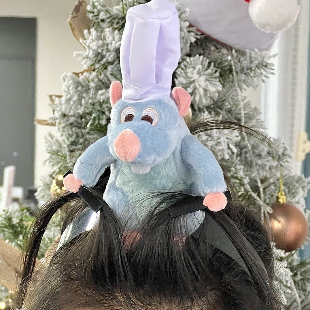 แถบคาดผม DIY Dopamine Rattle Hair Band ตุ๊กตา Plush สร้างสรรค์บุคลิกภาพตุ๊กตาเครื่องประดับผมน่ารัก ห่วงผม Plush
