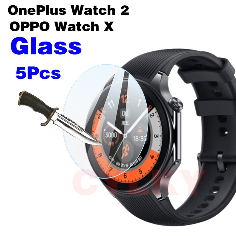 สําหรับ OnePlus Watch 2 กระจกนิรภัย Oppo Watch X ป้องกันหน้าจอ