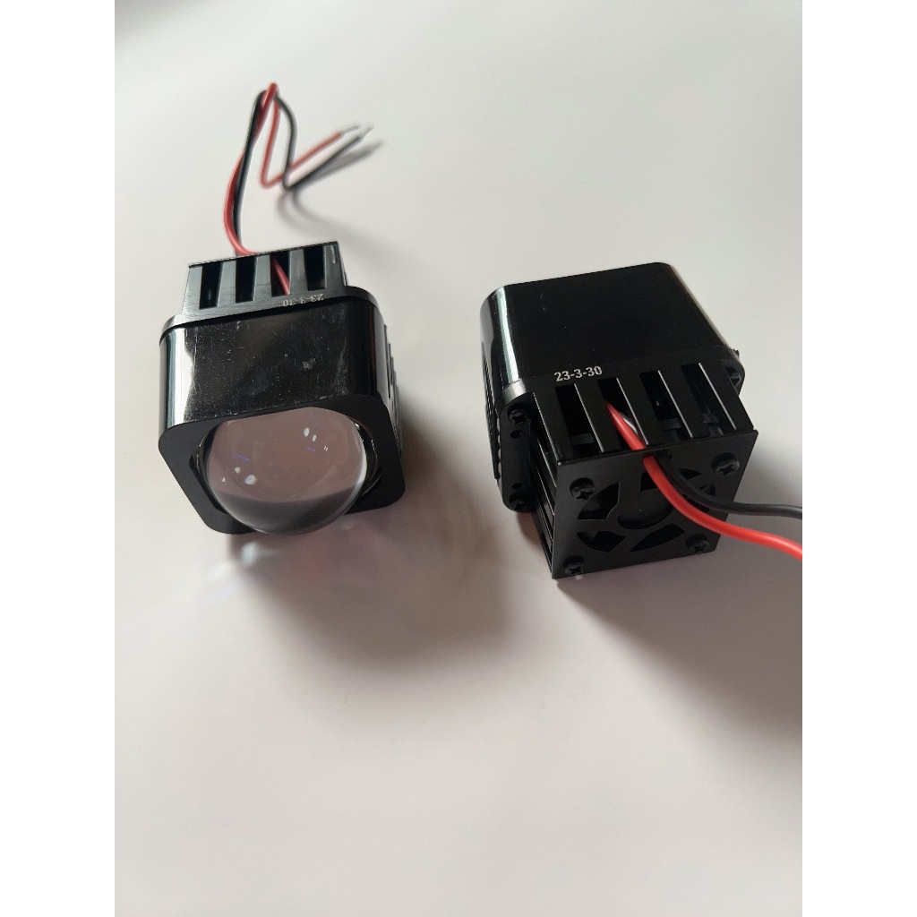เลนส์โปรเจคเตอร์เลเซอร์ LED 10000LM 1.5 นิ้ว สําหรับรถยนต์ รถจักรยานยนต์ 1 ชิ้น