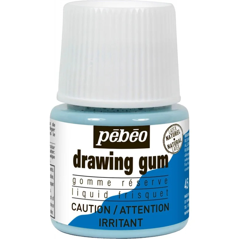 น้ำยากันสี Pebeo Easy Peel Liquid Latex Masking Fluid Drawing Gum แห้งเร็ว สำหรับวาดรูปสีน้ำ สีฝุ่น กิจกรรมศิลปะและงานฝีมือ