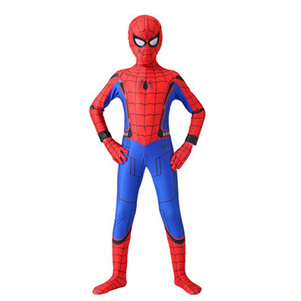 Hsctek ชุดสไปเดอร์แมน ชุดสไปเดอร์แมนเด็ก Spider Man ชุดซุปเปอร์ฮีโร่ ชุดฮีโร่ผู้ชาย ชุดแฟนซีเด็ก