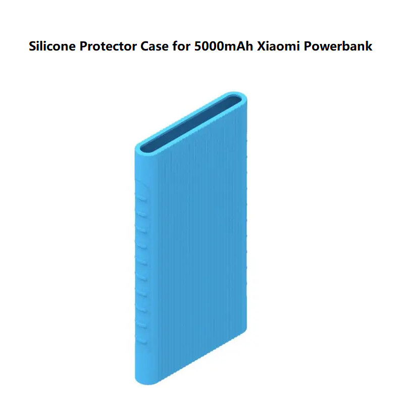 เคสพาวเวอร์แบงค์ ซิลิโคน แบบพกพา สําหรับ Xiaomi Power Bank 5000mAh PLM10ZM Mi Powerbank 5000