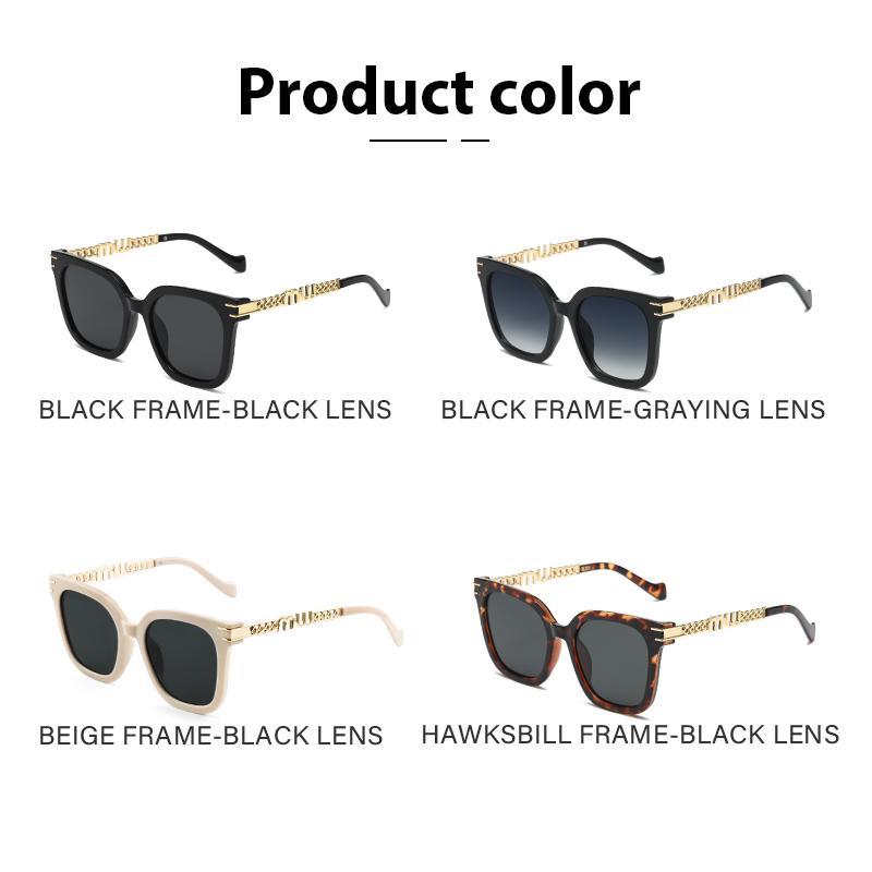COD❤️แว่นกันแดด หมวกกันแดด Unisex ทรงสี่เหลี่ยม แว่นกรอบใหญ่ แว่นกันแดดแฟชั่นคุณภาพสูง สไตล์ MOMO ราคา ถูกที่สุด ดีลบีเคเค แกลเลอรีภาพที่ 8