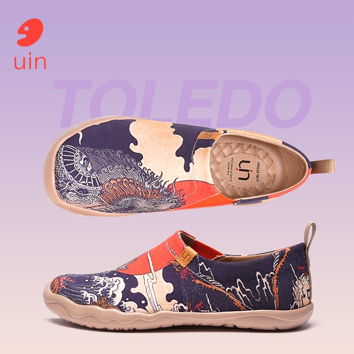 Uin Toledo1 รองเท้าผ้าใบโลฟเฟอร์ลําลอง พื้นนิ่ม น้ําหนักเบา ระบายอากาศ เหมาะกับการพกพาเดินทาง สําหรับผู้ชาย