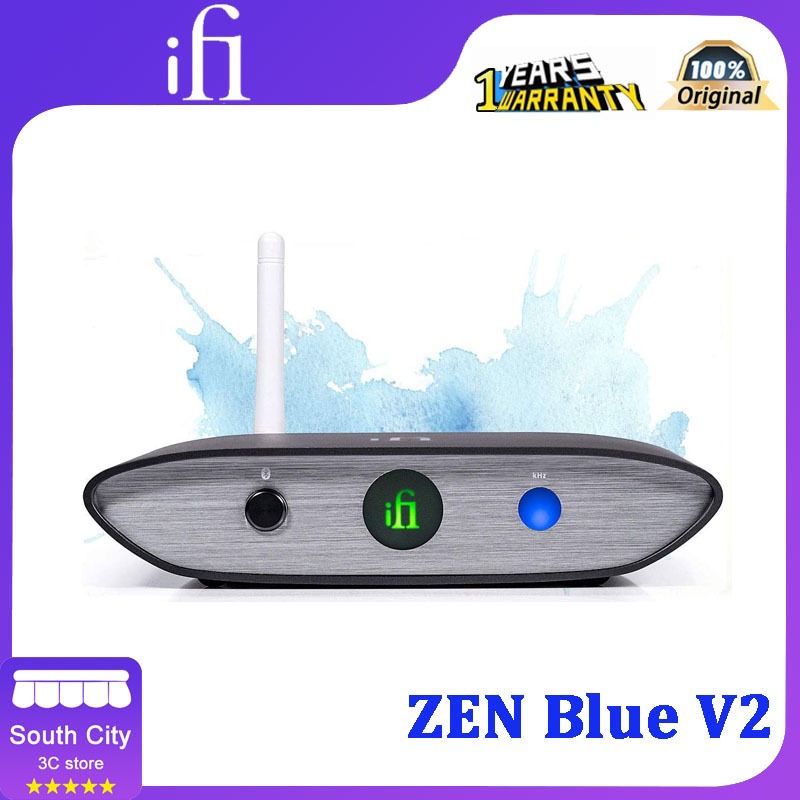 Ifi ZEN blue V2 - HiFi ตัวรับสัญญาณบลูทูธ 5.0 DAC สามารถสตรีมเพลงไปยังลําโพงแอคทีฟตัวรับสัญญาณ A/V, 