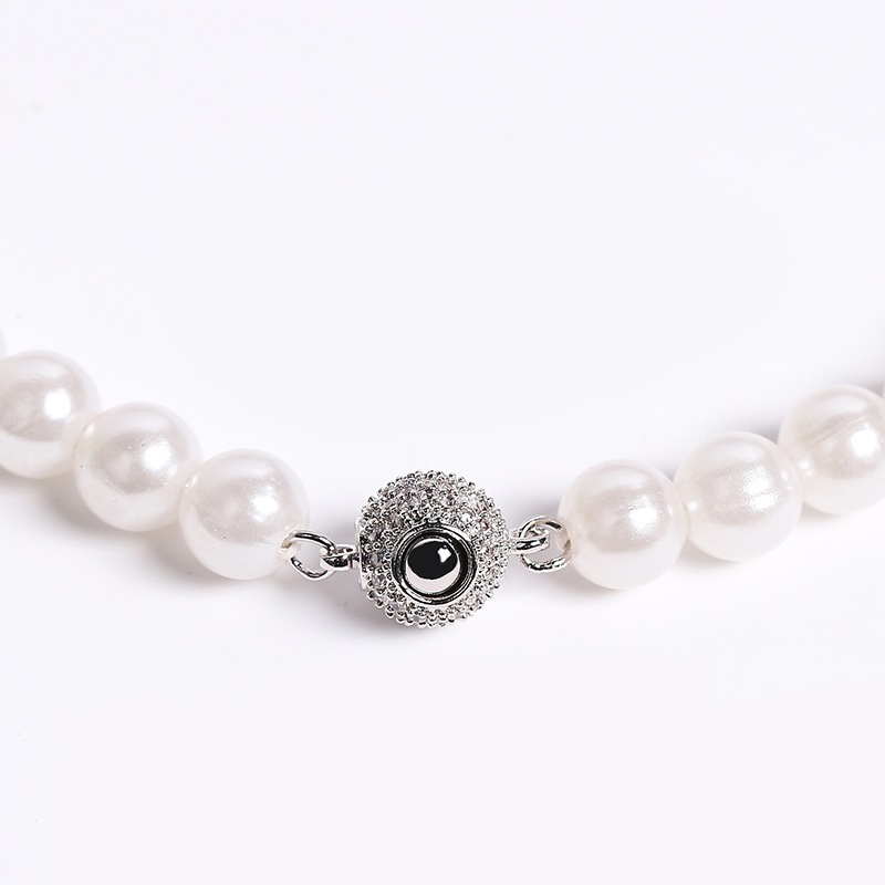 ตะขอกําไลข้อมือ สร้อยคอ ไข่มุก ทองแดง ทรงกลม DIY