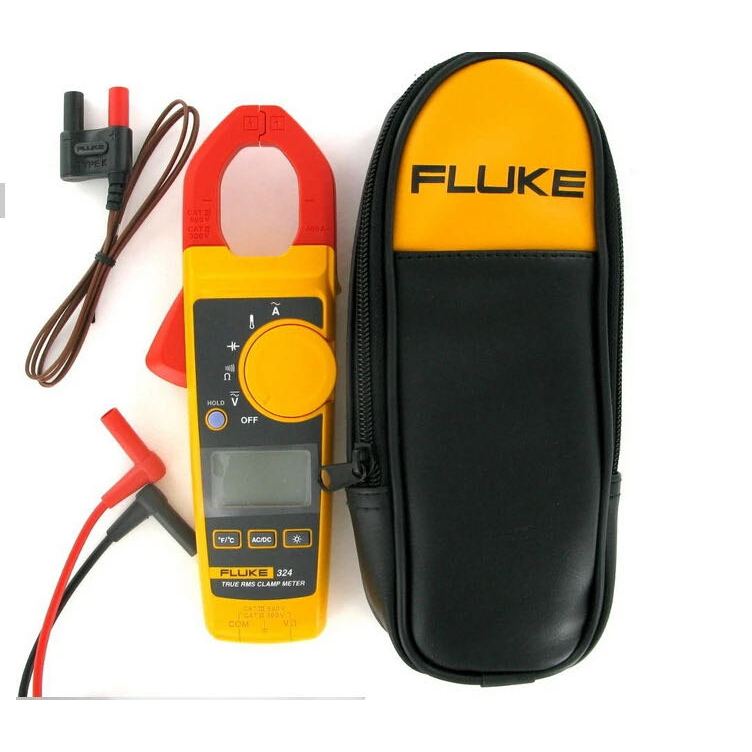 Fluke 324 Original Fluke324 True RMS แคลมป์มิเตอร์ 600V AC DC 40A 400A Ac30 มม. F324