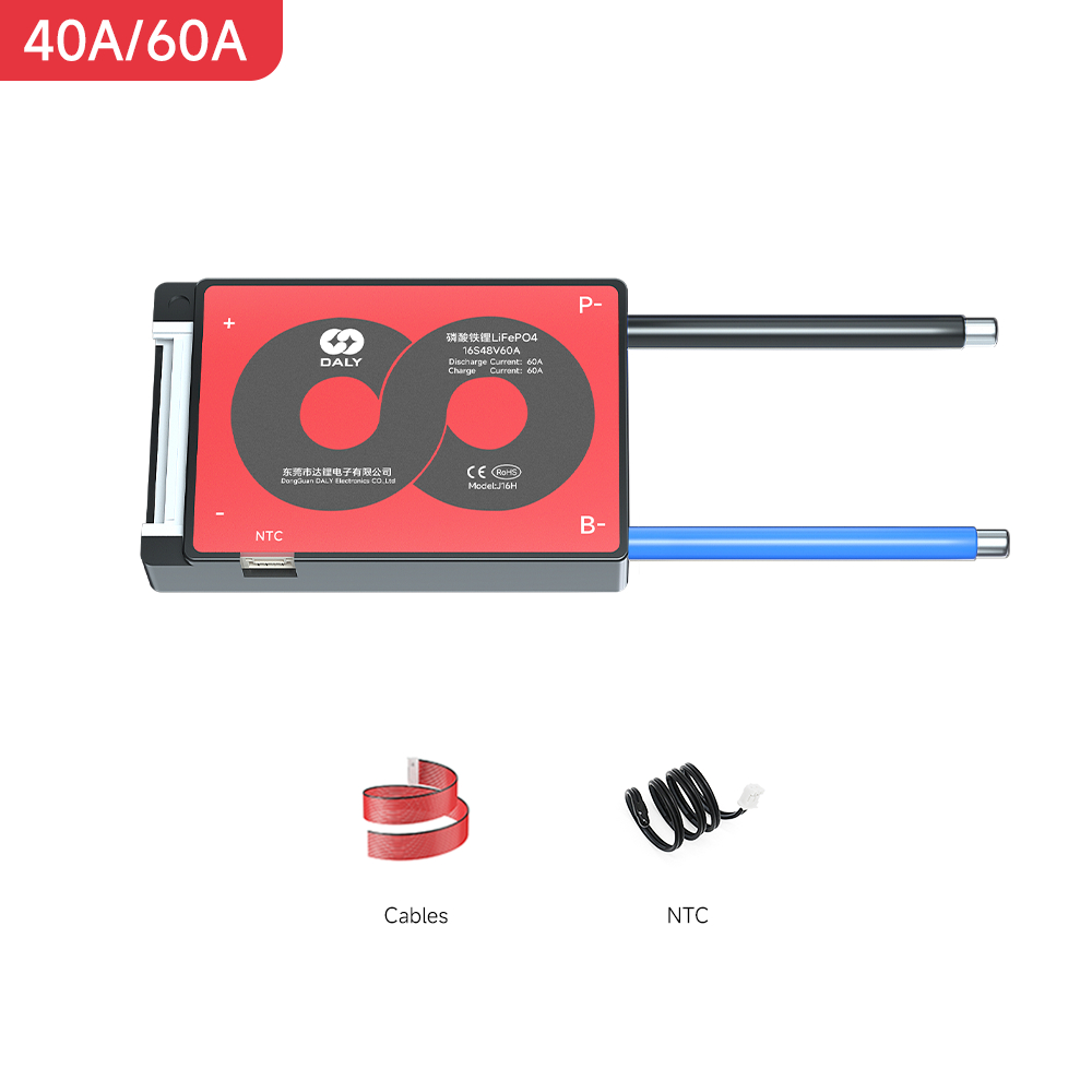 Daly Hardware BMS Lifepo4/Li-ion แบตเตอรี่ 4s 12v 8s 24V 16s 48V BMS 40A 60A 100A H-series