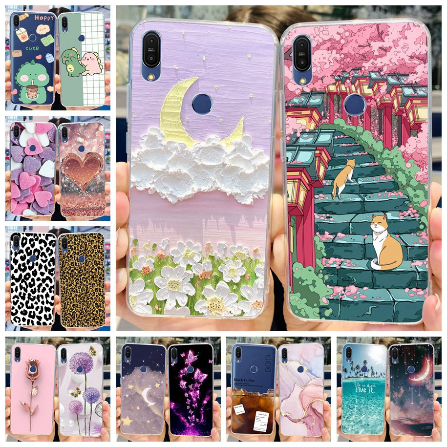 เคสโทรศัพท์มือถือ แบบใส ลายการ์ตูนน่ารัก สําหรับ Asus Zenfone Max Pro (M1) ZB601KL ZB602KL X00TD X00