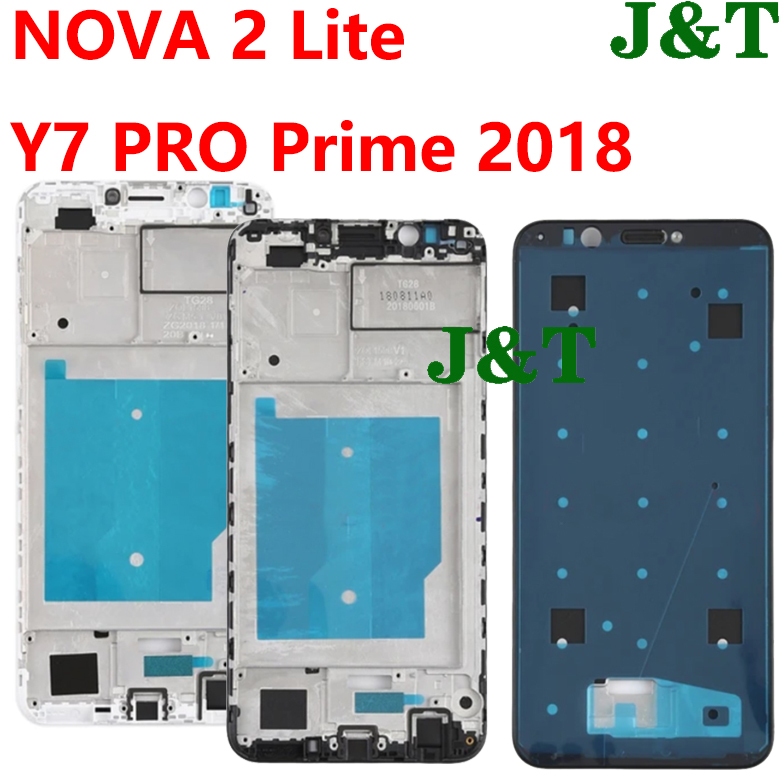 กรอบหน้าจอ LCD ด้านหน้า และด้านหลัง พร้อมเลนส์ แบบเปลี่ยน สําหรับ Huawei NOVA 2 Lite Y7 PRO Prime 2018 Y7 2018 LDN-LX2