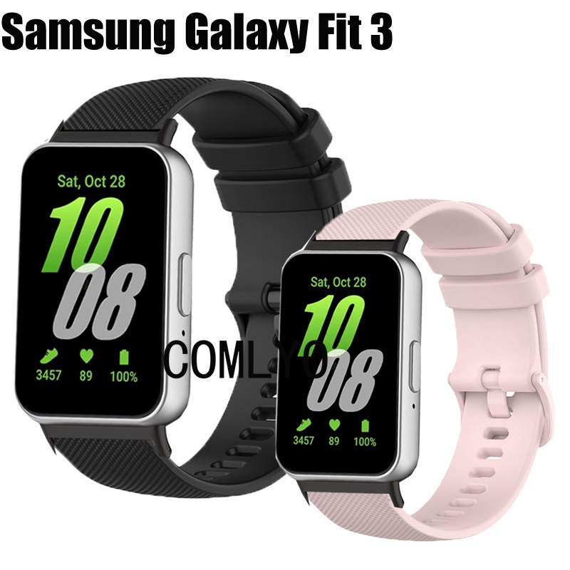 สําหรับ Samsung Galaxy fit3 Fit 3 สมาร์ทวอทช์ สายรัดซิลิโคน นุ่ม กีฬา ผู้หญิง ผู้ชาย สายรัดข้อมือ