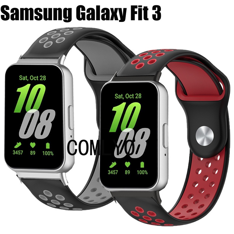 สําหรับ Samsung Galaxy fit3 Fit 3 สายสมาร์ทวอทช์ ซิลิโคน นุ่ม กีฬา ผู้หญิง ผู้ชาย เข็มขัด สายรัดข้อมือ