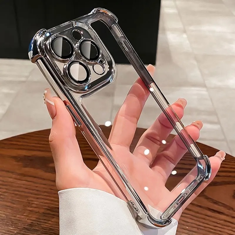 เคสใส ป้องกันเลนส์ กันกระแทก สําหรับ iPhone 15 Pro Max 14 12 11 13 Pro Max15 Plus XR XS Max