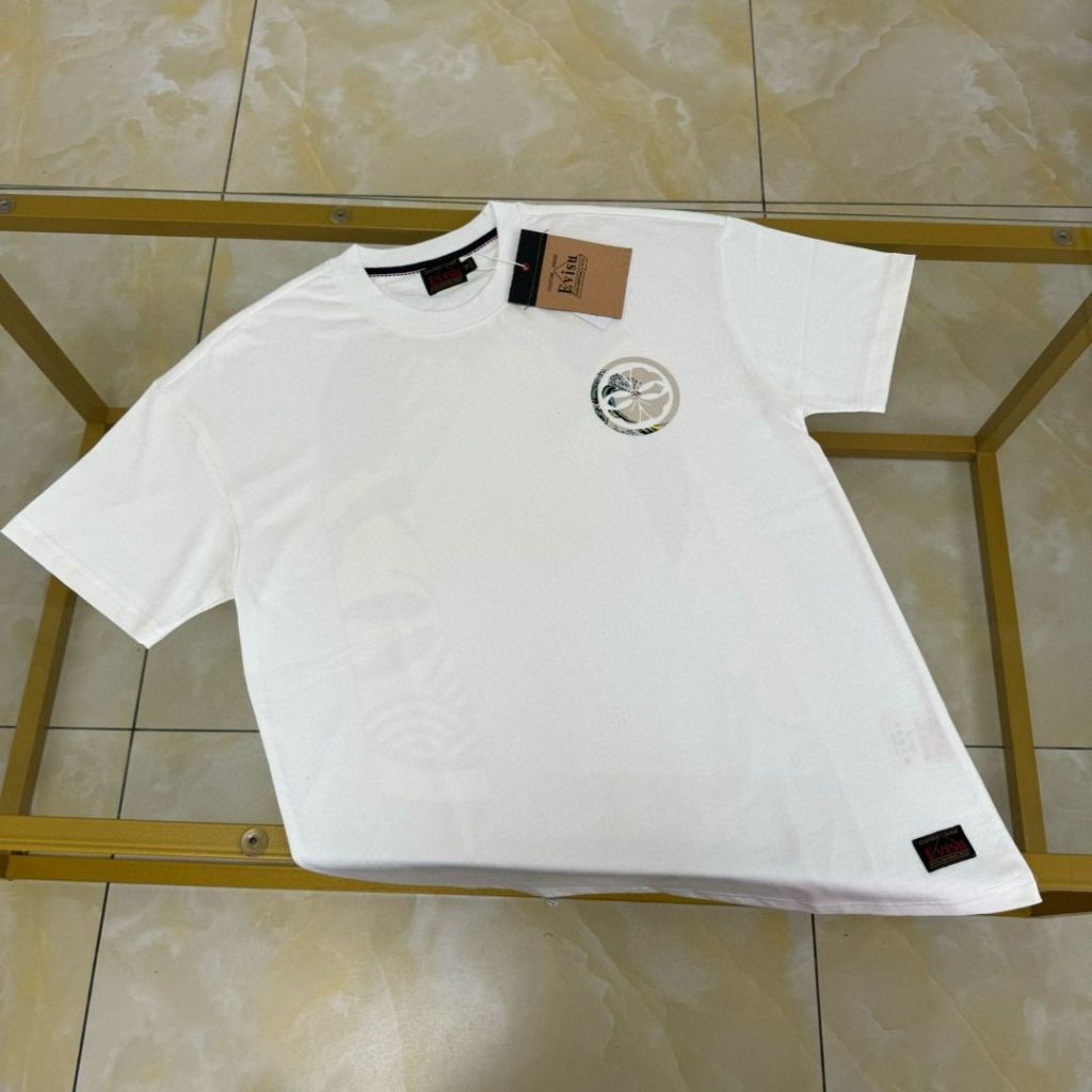เสื้อยืดแขนสั้นลําลอง ผ้าฝ้าย พิมพ์ลาย Fu Shen Cherry big M wave 2024