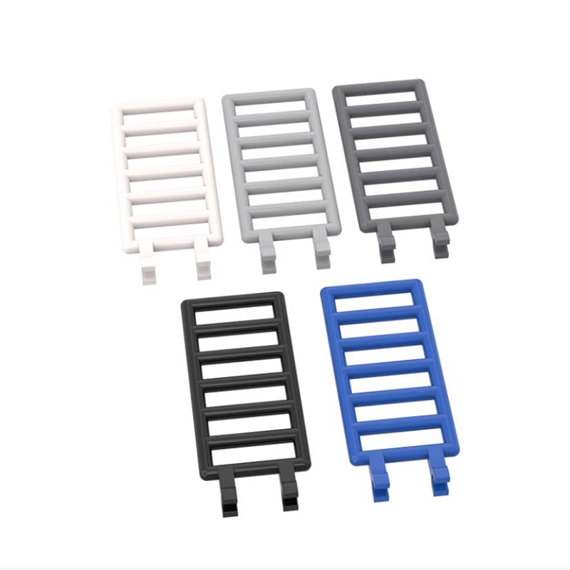 5 ชิ้น Moc 6020 บาร์ 7 x 3 จุดอิฐคลิปคู่ (บันได) ใช้งานร่วมกับ 6020 เด็ก DIY Building Blocks อิฐอะไหล่