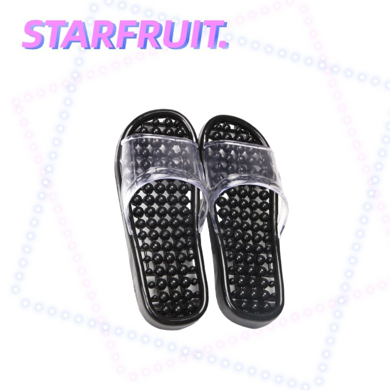 STARFRUIT รองเท้าแตะ กันลื่น ฉลุลาย เหมาะกับใส่ในบ้าน ห้องน้ํา สําหรับผู้ชาย และผู้หญิง