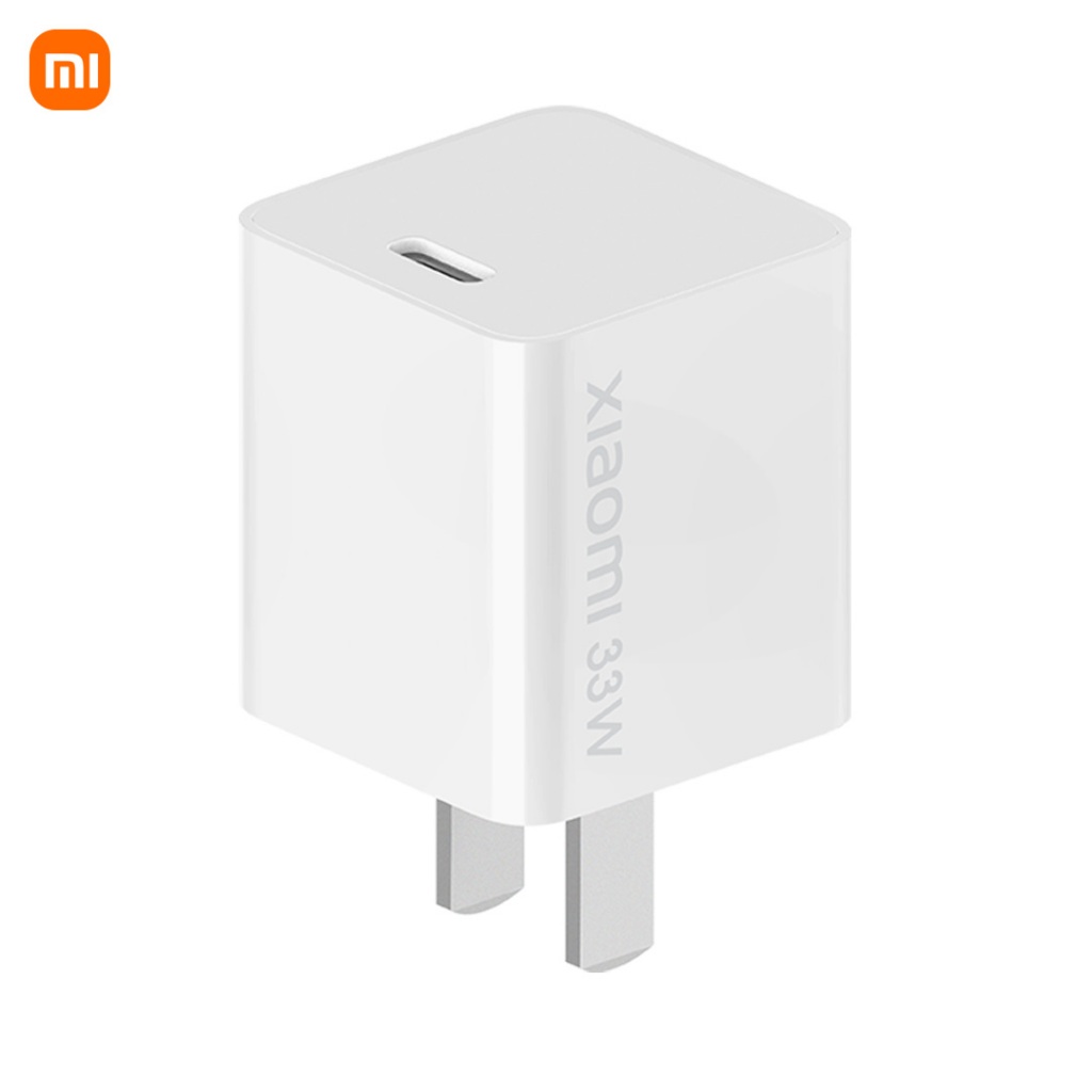 Xiaomi GaN ที่ชาร์จ Type-C อินเตอร์เฟซ 33W Max แฟลชชาร์จพลังงานสูง สําหรับ Apple Android สวิตช์ชาร์จ