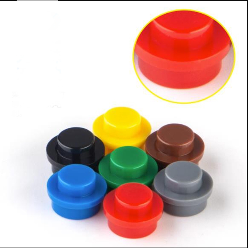 10pcs 4073 6141 แผ่นรอบ 1 x 1 อิฐคอลเลกชัน Bulk Modular GBC ของเล่นสําหรับเทคนิค MOC ชุดใช้งานร่วมกับอาคารบล็อก