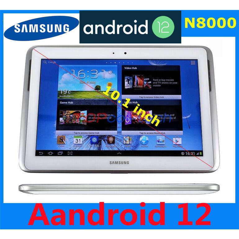 (Android Version UP TO 12.0 )Sam & sung Galaxy Note 10.1 (GT-N8000/GT-N8010 ) 5G WIFI แท็บเล็ตมือสอง ของแท้ 100% 10.1 นิ้ว