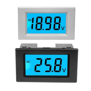 Dc 12V 24V LCD จอแสดงผลดิจิตอลโวลต์แผงเมตร D85-131 รถบรรทุกรถยกแบตเตอรี่เครื่องวัดแรงดันไฟฟ้า