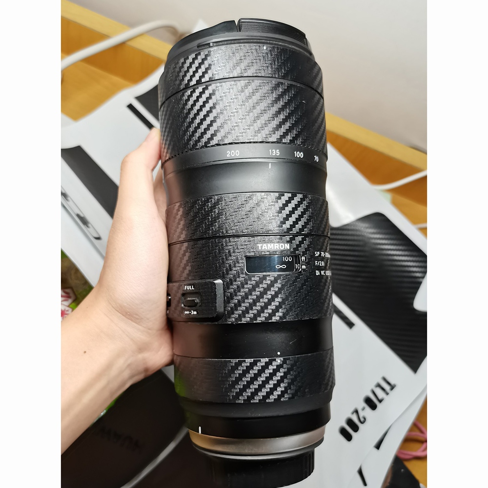สําหรับ Tamron 70-200 มม.F2.8 G2 A025 A009 สําหรับ Canon EF Nikon Mount Decal สติกเกอร์เลนส์ผิวไวนิลฟิล์ม SP 70-200 F 2.8 Di VC USD G2
