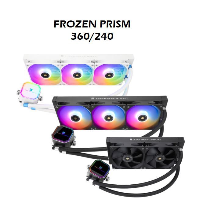 Thermalright AIO Frozen Prism 360 240 เครื่องทําความเย็น CPU สําหรับหลายแพลตฟอร์ม LGA1700 1200 115x 20xx และ AM5 AM4