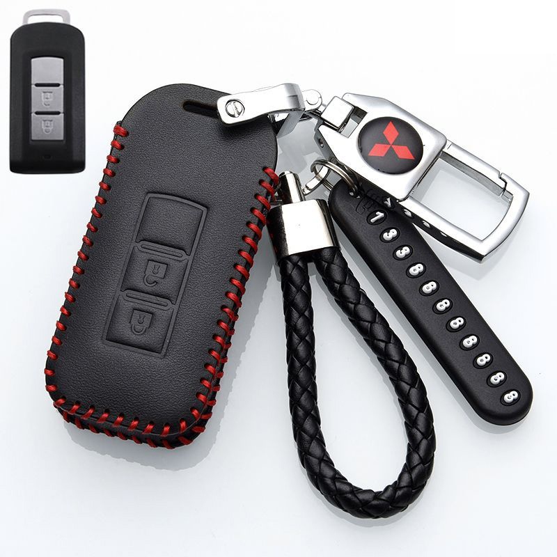 เคสกุญแจรถ Mitsubishi พวงกุญแจรถยนต์xpander Pajero 2012 Triton 2019 pajero sport 2018 Mirage Attrage ปลอกกุญแจรถMitsubishi