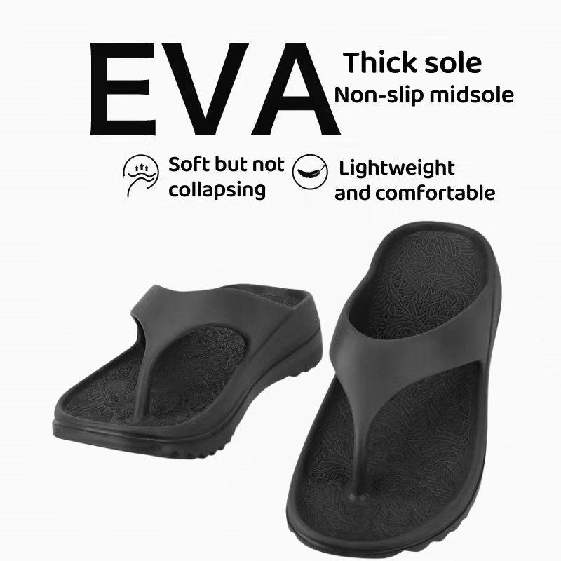 รองเท้าแตะ EVA พื้นนิ่ม กันลื่น ขนาด 4.0 ซม. ที่ทนต่อการสึกหรอ เหมาะกับใส่เล่นกีฬามาราธอนกลางแจ้ง