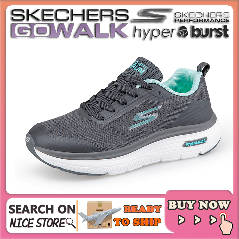 [รองเท้าผ้าใบผู้หญิง] Skechers_ Go-walk รองเท้าผ้าใบ สลิปออน กีฬา รองเท้าส้นแบน Kasut Sukan Wanita Walking Running Girl A4XP