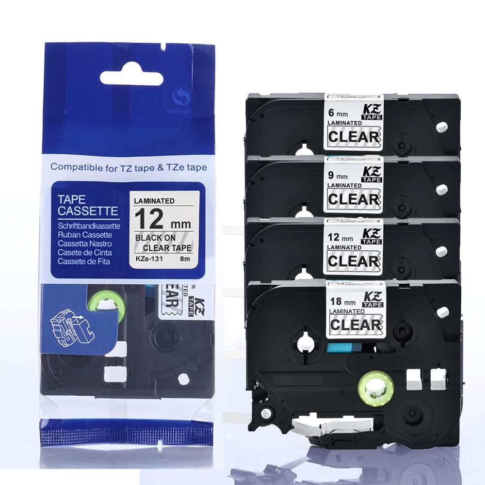 เทปฉลาก 131 องศา สําหรับ Brother tze 131 121 tz131 tz121 tz111 6 9 12 มม. Brother p touch PTH110 PTD